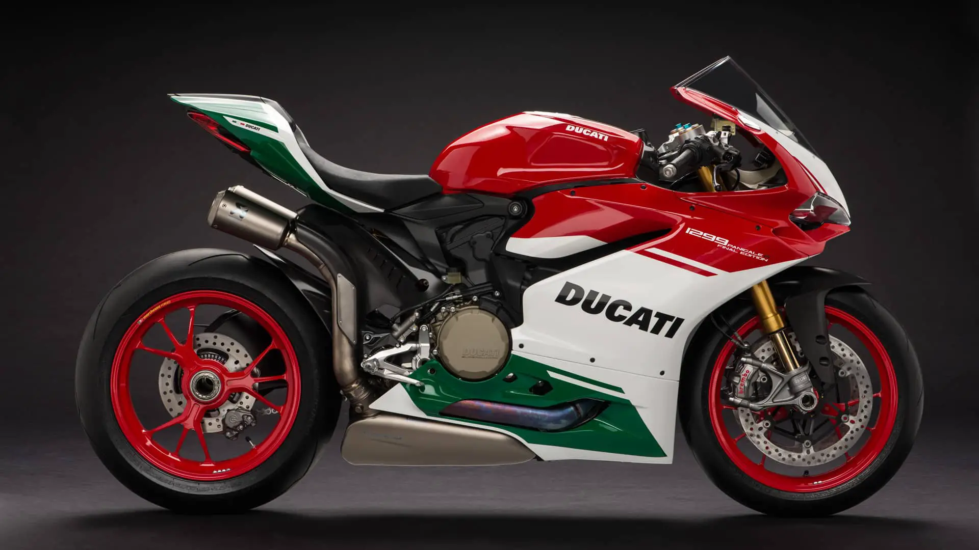 Ducati 1299 Panigale R red and white new