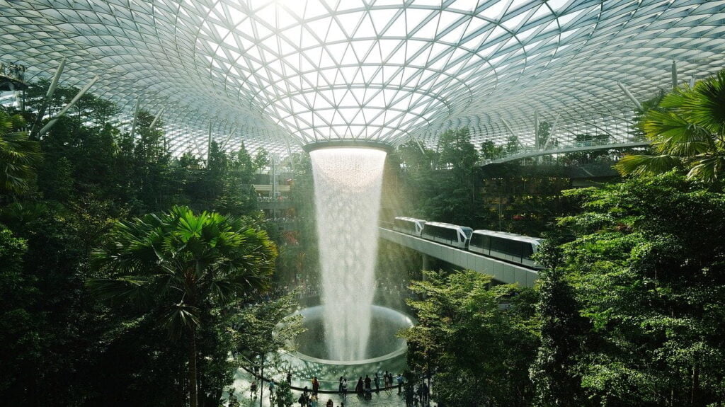 Singapore Changi Airport Singapore Changi Airport inside water