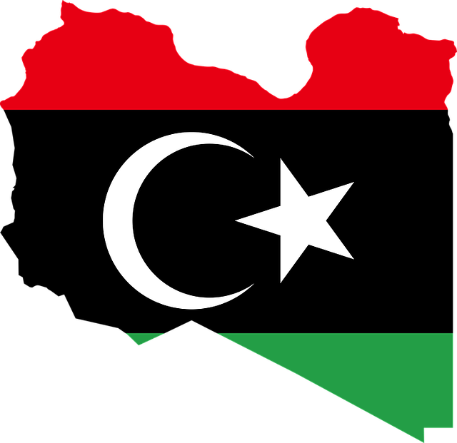 Libya flag the oil production by country