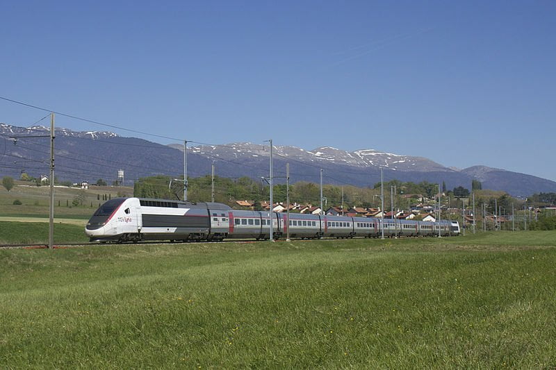 French TGV POS one of the fastest high-speed trains in the world